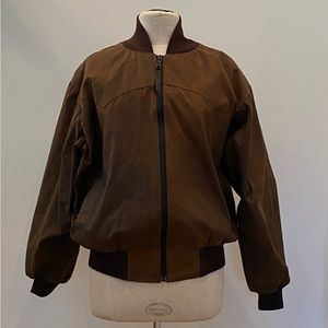 Schaefer Outfitters Mens Brown Rangewax Bomber Jacket / Ranch Wear / Size M